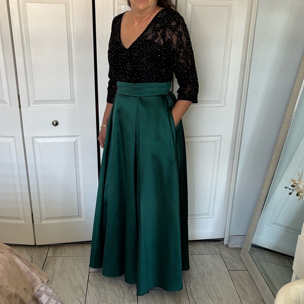 Camille La Vie Teal A-Line Skirt